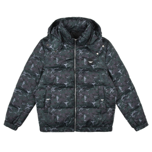 【大朵鸭绒】Raidy Boer/雷迪波尔男冬新可脱卸帽迷彩羽绒服 8040