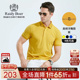 Raidy 7230 POLO衫 Boer 雷迪波尔夏新男条纹高频浮雕LOGO翻领短袖