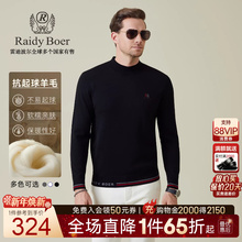 【抗起球羊毛】RaidyBoer/雷迪波尔2025秋冬半高领针织毛衣男5321
