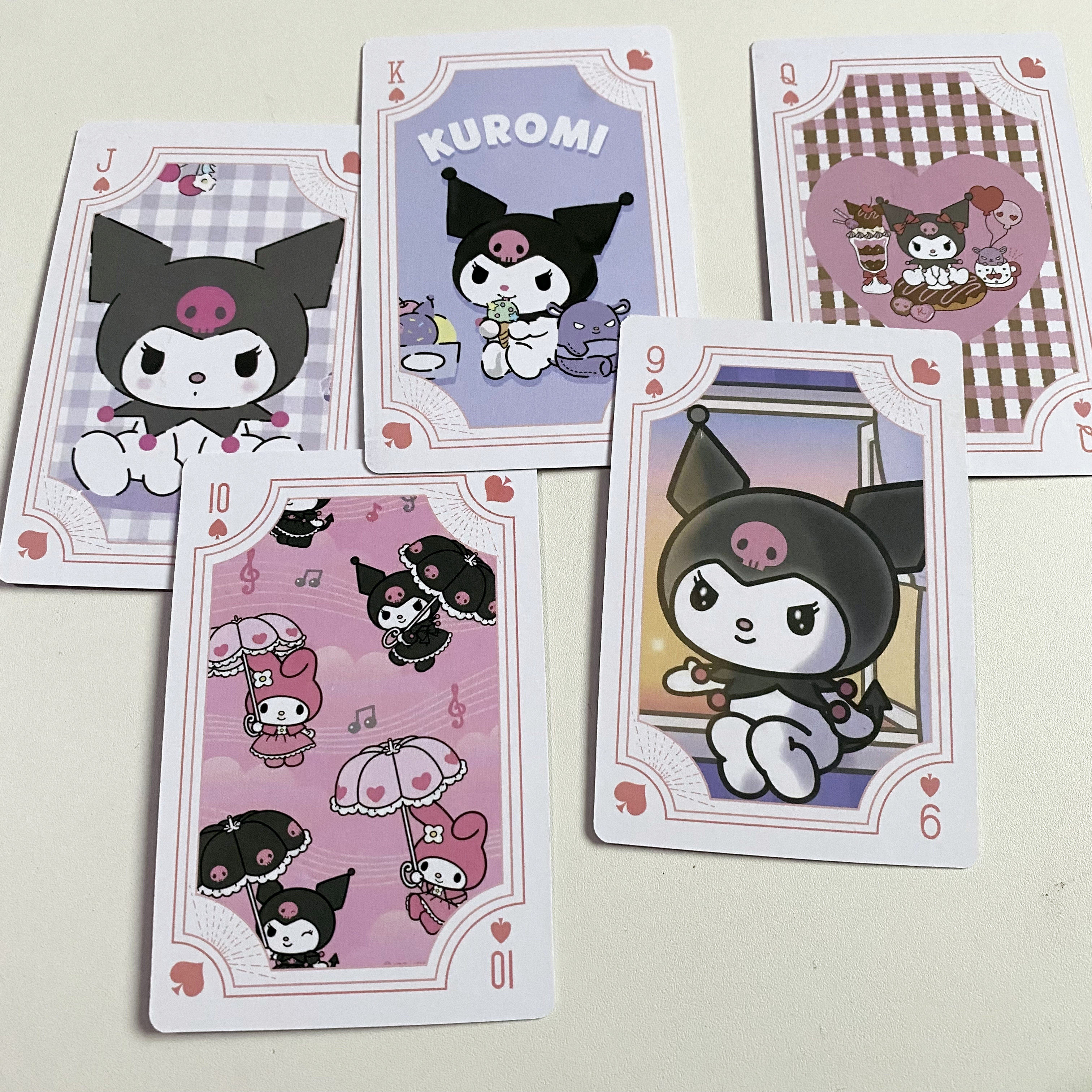 超可爱女生动漫风扑克桌游牌三丽鸥卡片玉桂狗美乐蒂库扑克牌收藏