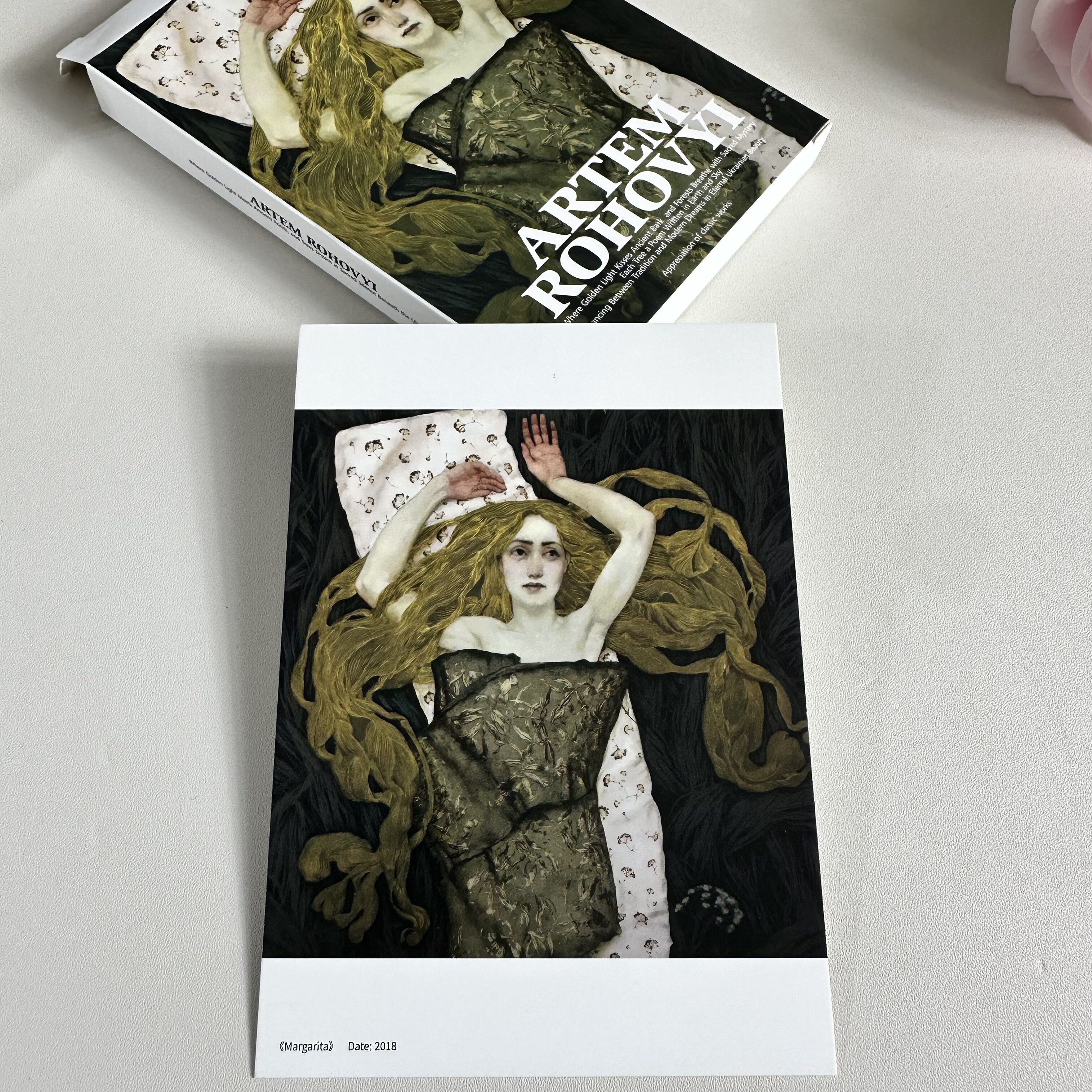 乌克兰画家阿尔捷姆罗霍维艺术画明信片复古神秘暗黑插画装饰卡片