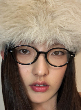【亚洲眼镜公司】素颜斯文平光眼镜架小众男女穿搭显脸小复古时髦
