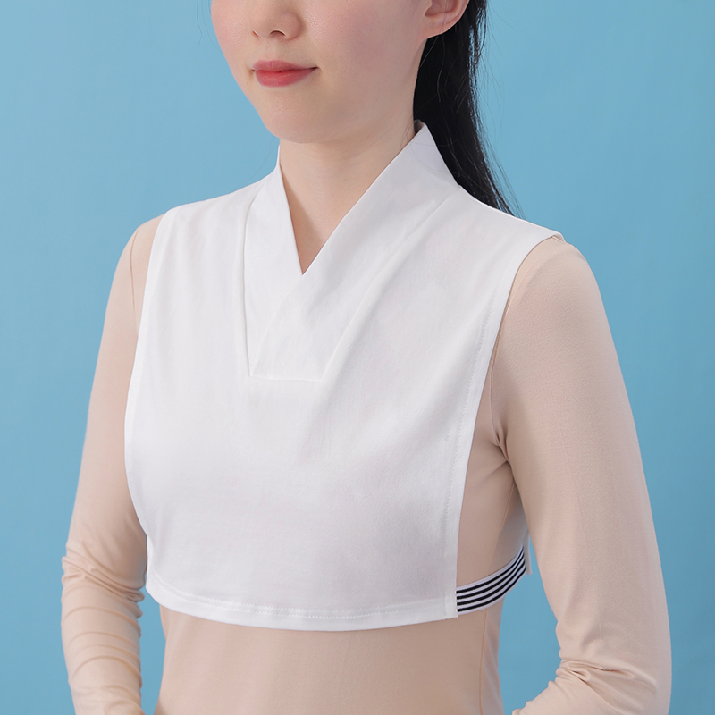 莱卡棉汉服假领子V领内搭