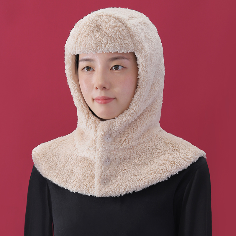 加绒护额头防风护颈睡眠帽