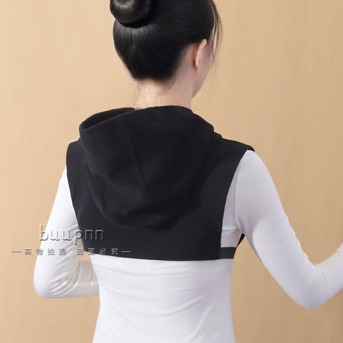 连帽内搭女士假卫衣帽子