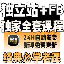 B哥 Shopify独立站自建+FB ADS SEO优化视频广告课程