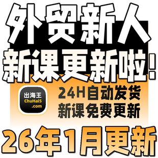 2025外贸教程 外贸业务员客户开发新手课程 外贸新人培训视频教学