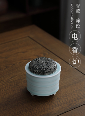 可以打香篆的可陈设电香炉