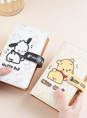 卡通钱包女大容量现金收纳册便携儿童存钱册存钱本攒钱神器