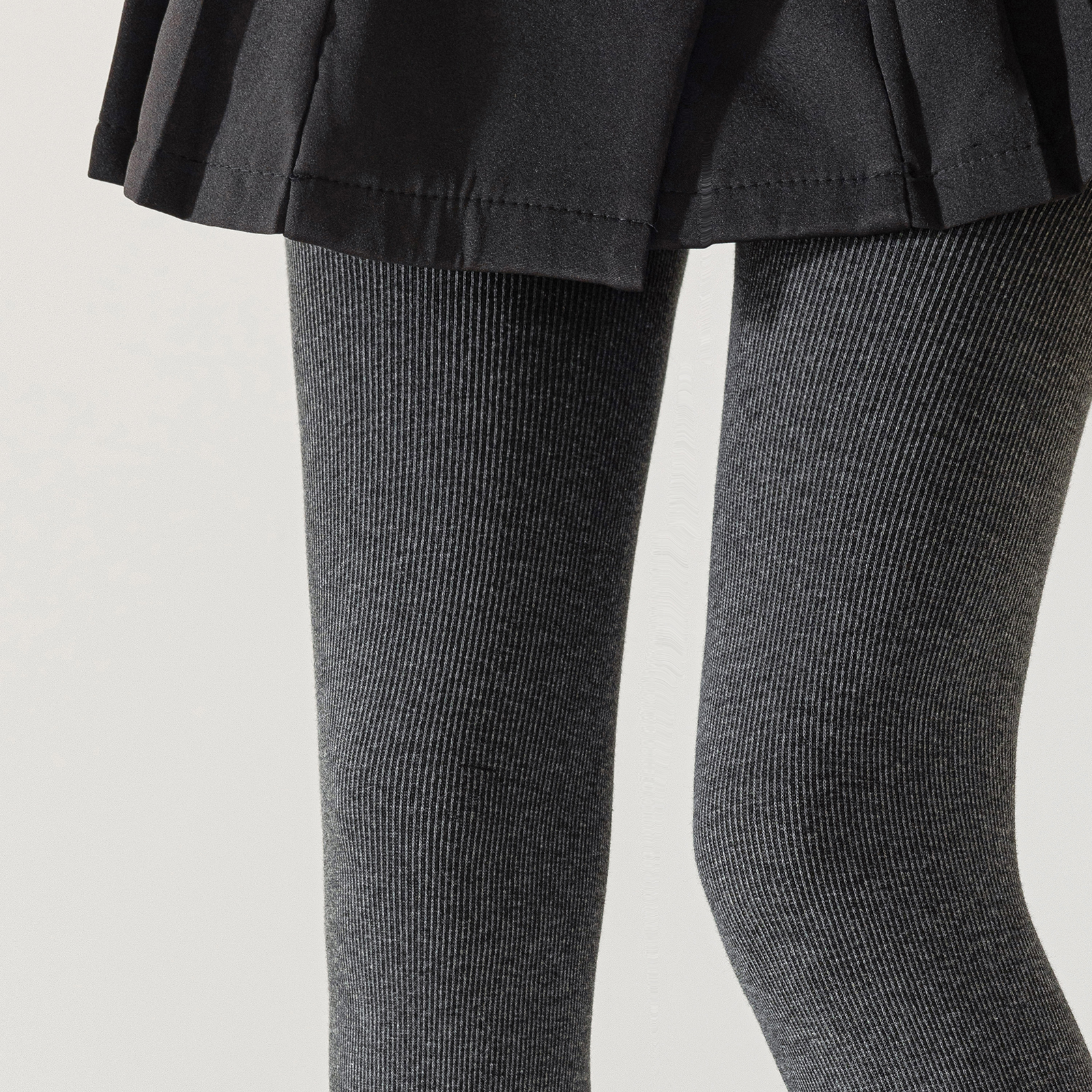 灰色打底裤春秋深灰外穿配裙子连裤袜格雷系加厚微压力瘦腿秋冬季