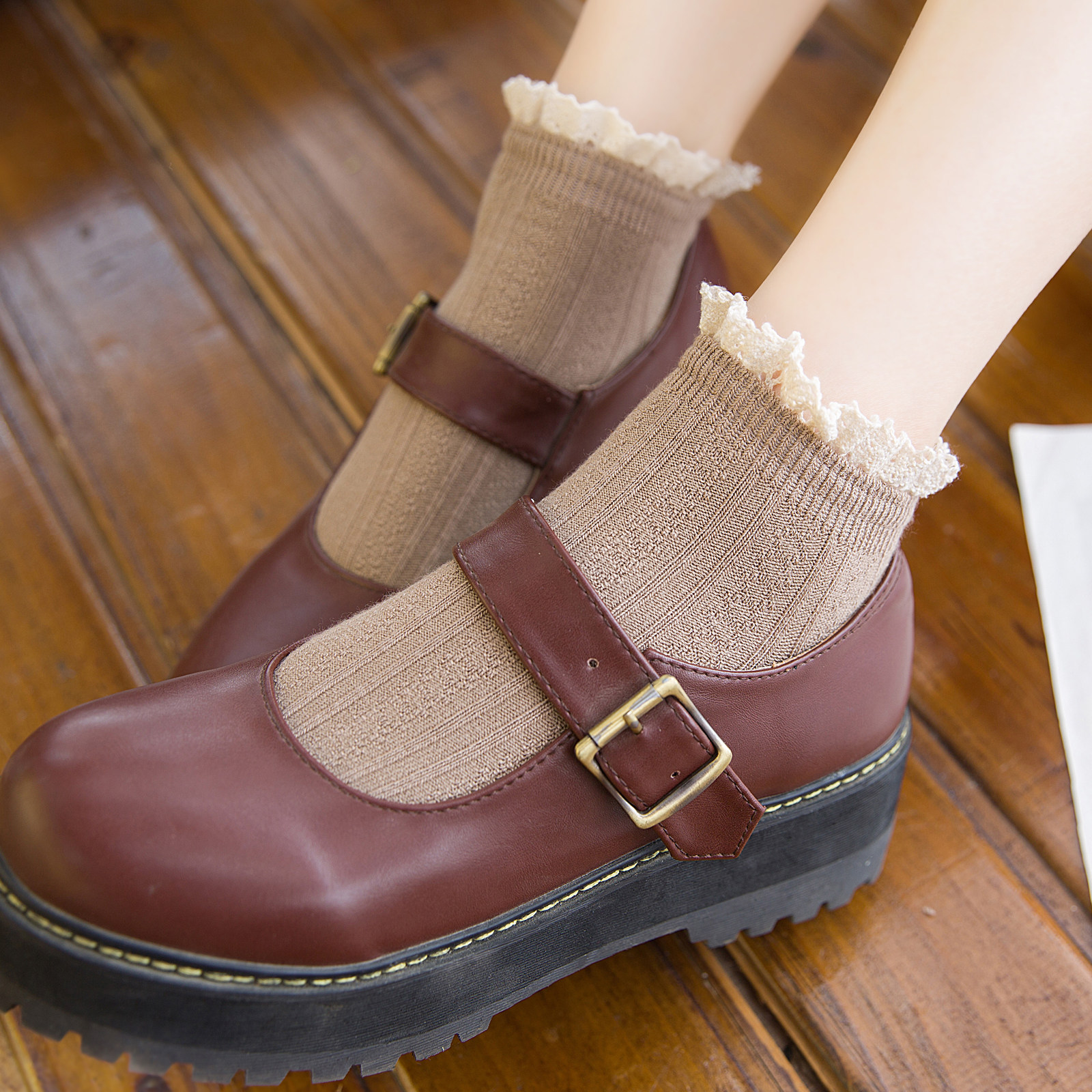 Socks girl student Lolita lovely solar system Lace Lace stockings In cylinder Soft sister pure cotton Shallow mouth Socks summer Thin sectionin the Lingerie/Men's underwear/Tracksuit , Sock/Bottoming socks/Stockings/Legs socks  category - from Buy2taobao.com to provide professional Taobao agent buy service