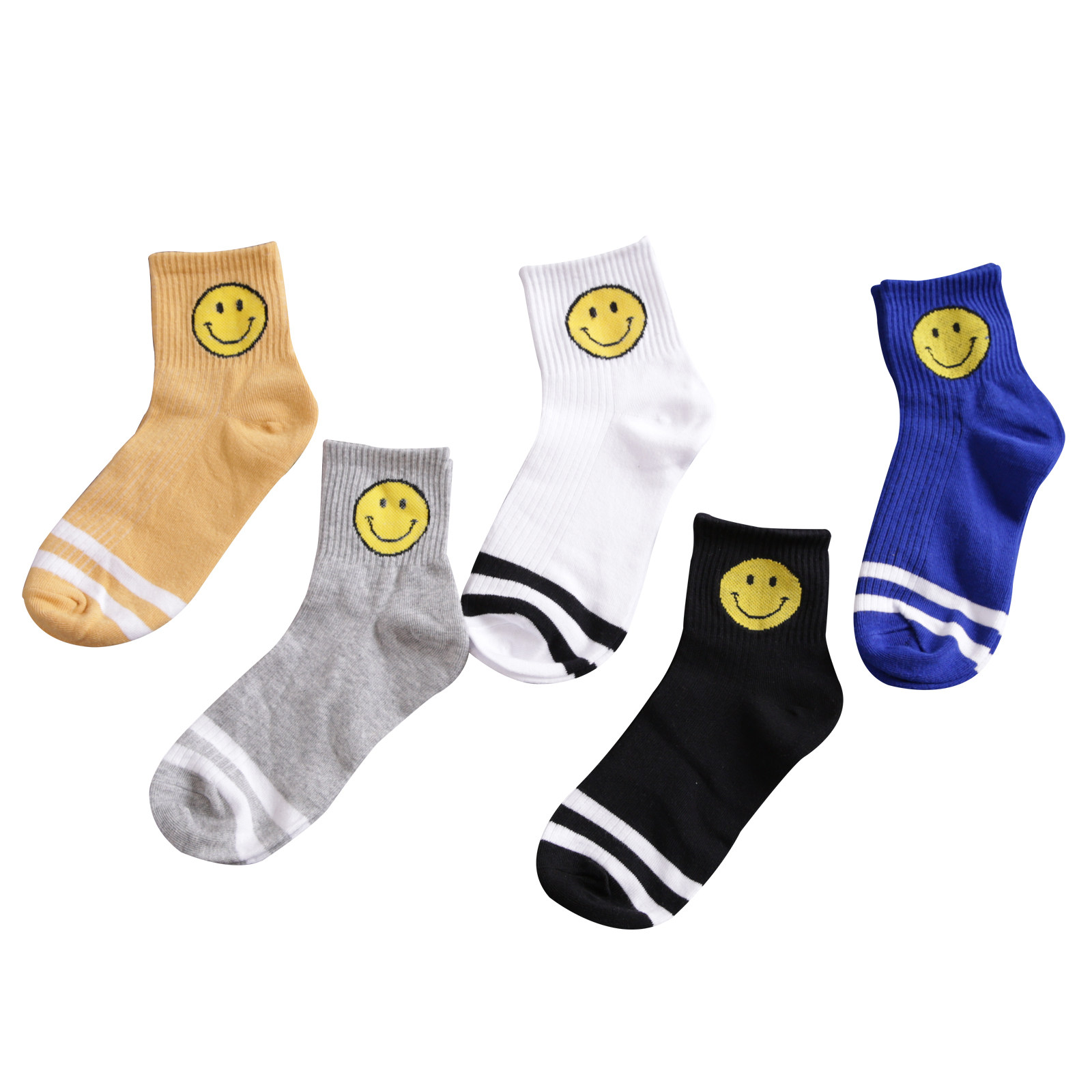 笑臉襪子女中筒襪女運動風ins潮可愛日系長襪純棉條紋棒球襪春秋在類目 女士內衣/男士內衣/家居服, 短襪/打底襪/絲襪/美腿襪中 - 來自Buy2taobao.com提供專業的淘寶代購服務