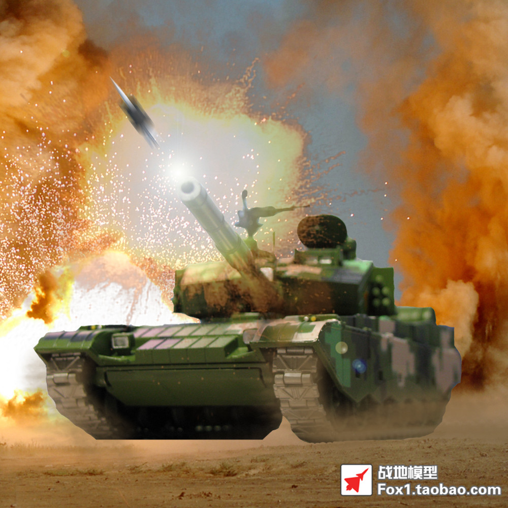 99式坦克99A军事模型合金
