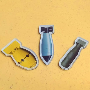 原子弹核弹玩具冰箱贴歼1115苏35战斗机军事文创纪念品沙皇大伊万