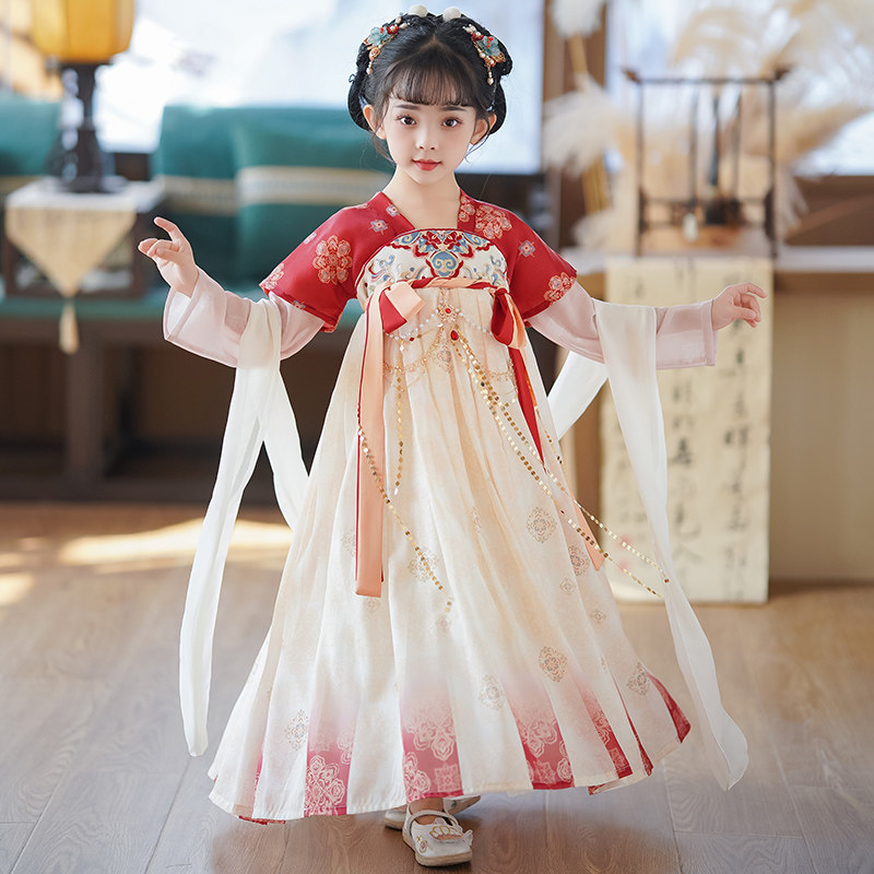 2026新款女童汉服超仙演出服