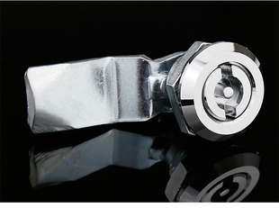 锌合金外贸一字柜锁标识标牌柜锁新型转舌头锁大头圆锁MS705-2-1