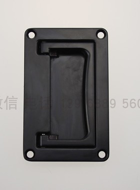 LS02-1锌合金机箱门把手韩国手车拉手 黑色电柜拉手亮光手车把手