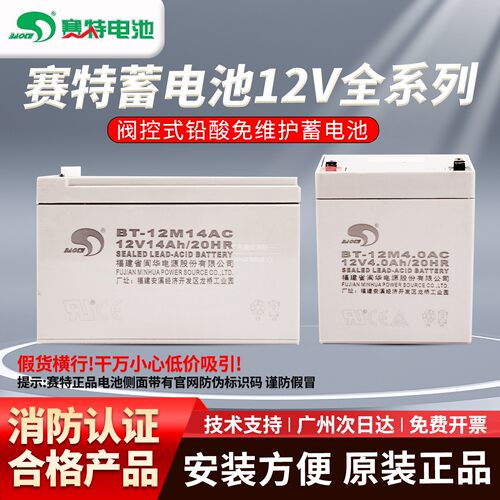 赛特蓄电池直流屏BT-12M 12V2.3/4/7/10/12/14/17/24AH 20HR