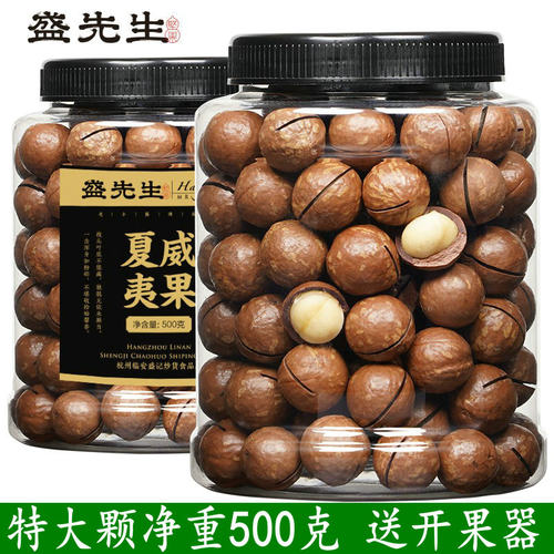 特大500克罐装零食礼盒夏威夷果