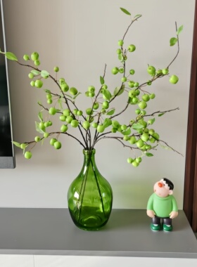 小苹果仿真花摆设高级感