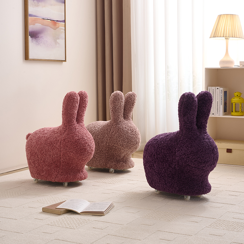 精灵兔造型座椅创意客厅摆件凳子