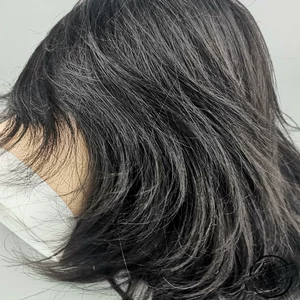 Манекен головы, кукла, черная практика изготовленная из настоящих волос, натуральные волосы, 12 дюймов