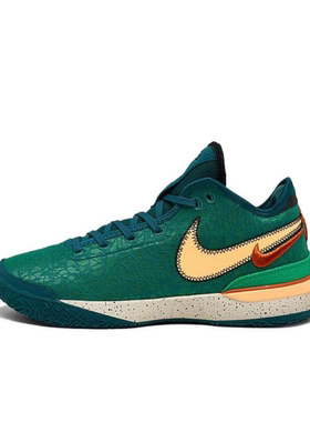 狐狸体育 耐克Nike LeBron NXXT Gen 深绿色中帮篮球鞋DR8788-301