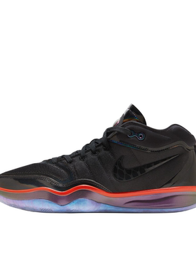 狐狸体育 耐克Nike Zoom GT Hustle 2 黑红中帮篮球鞋 FV4139-001