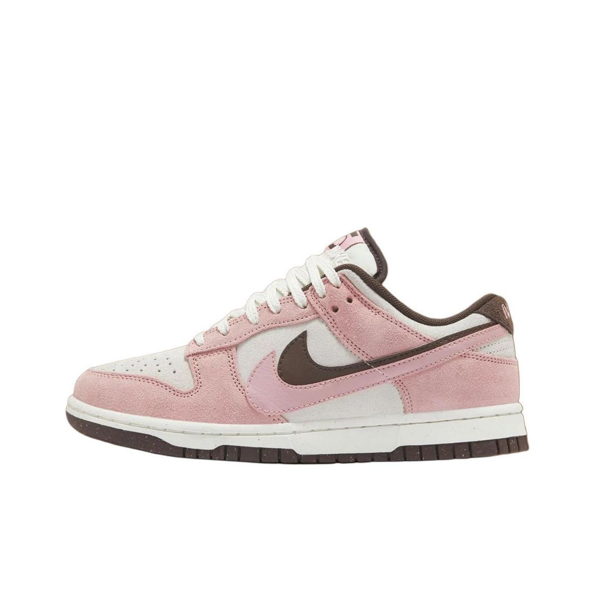 耐克Nike粉白色防滑耐磨运动板鞋