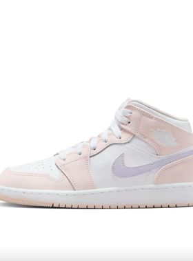 狐狸体育 耐克Nike Air Jordan 1粉紫色中帮复古篮球鞋FD8780-601