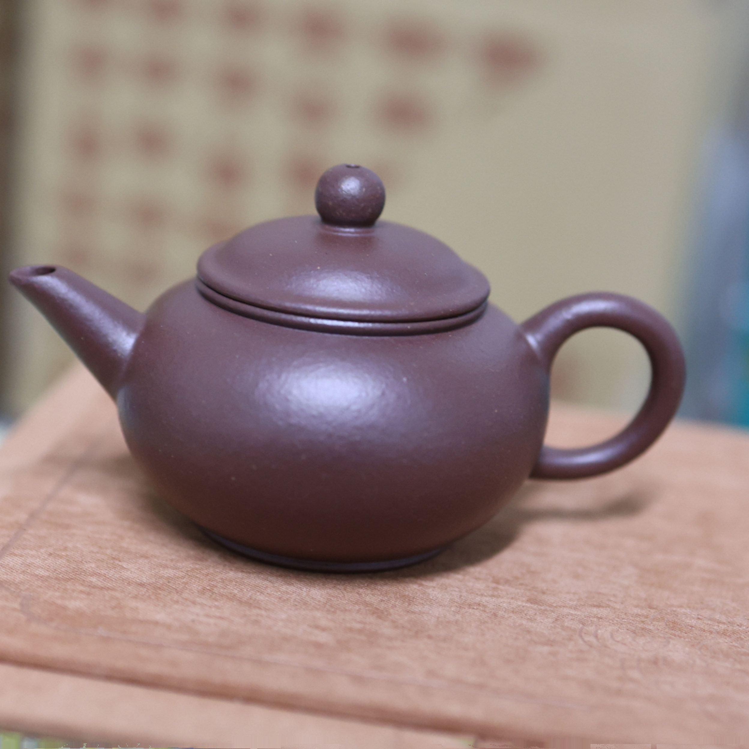 相逢一壶茶 小水平·全手工 容量75cc 底槽青 紫砂壶