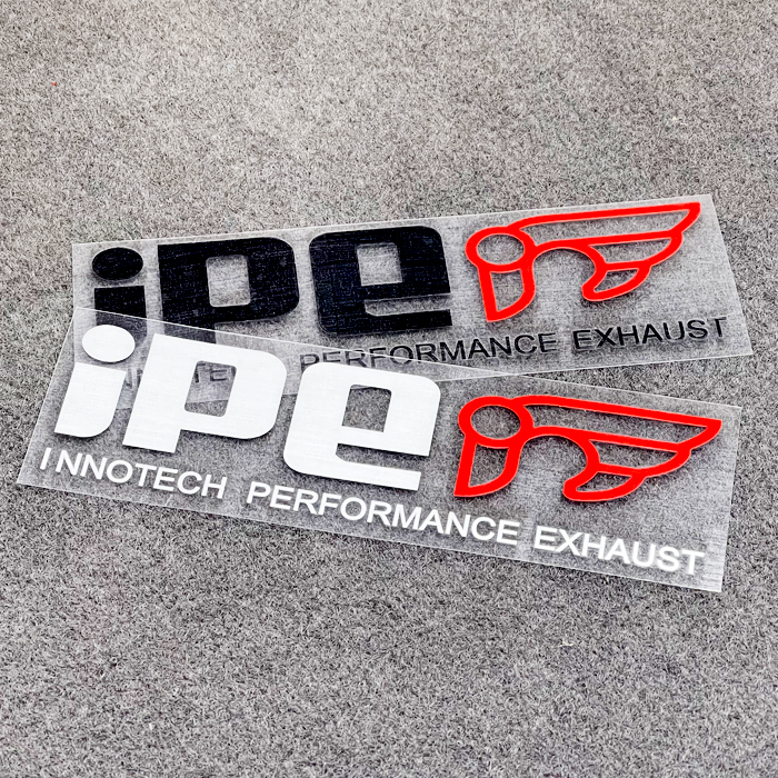 改装汽车ipe排气反光贴