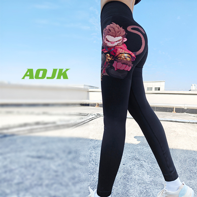 健身瑜伽裤女蜜桃提臀