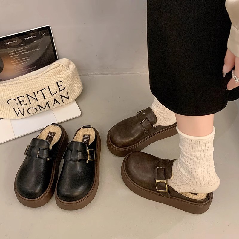 包头半拖鞋女外穿2025新款