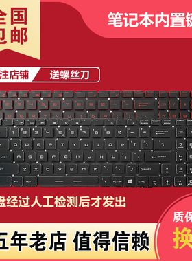 适用微星GP65 GL75 GF75 GS75 GP75 GT76 GE63VR GV62键盘MS-16P1