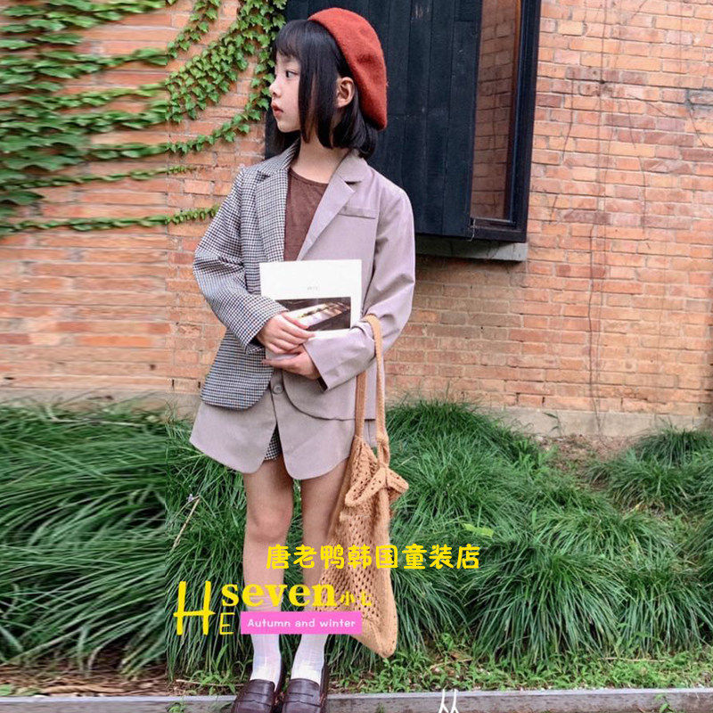 BORA Paula the republic of korea Children's clothing 2020 Autumn children CUHK leisure time suit suit coat Culottein the Children/Baby/Family fitted , Coat/Jacket/Overcoat , Ordinary jacket  category - from Buy2taobao.com to provide professional Taobao agent buy service