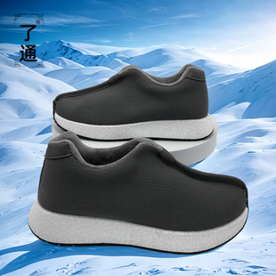 僧鞋冬季加绒加厚男女棉鞋和尚师父居士保暖爆米花鞋老人鞋运动鞋