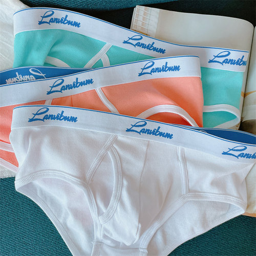 凸显身材的性感三角内裤男生