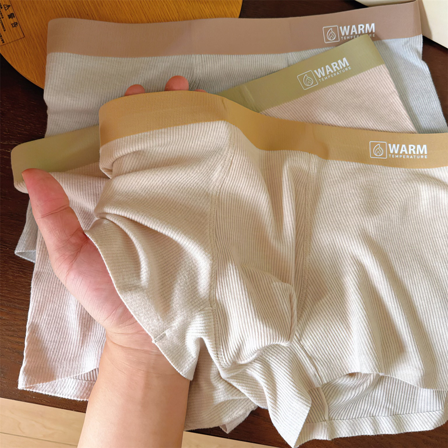 暖绵绵~秋冬保暖男士内裤纯棉裆