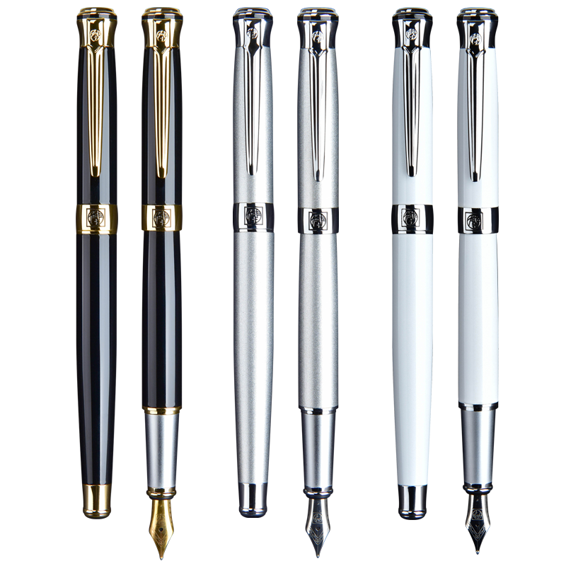 毕加索钢笔903铱金笔免费刻字企业定制logo高档商务办公年会硬笔书法练字老师男女士学生金属墨水笔送礼品装