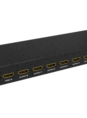 迈拓维矩 MT-SP108M 8口HDMI高清分配器 1进8出 1分8 1.4版3D