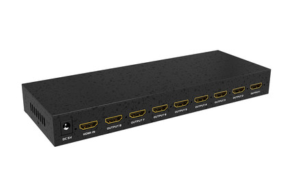 迈拓维矩 MT-SP108M 8口HDMI高清分配器 1进8出 1分8 1.4版3D