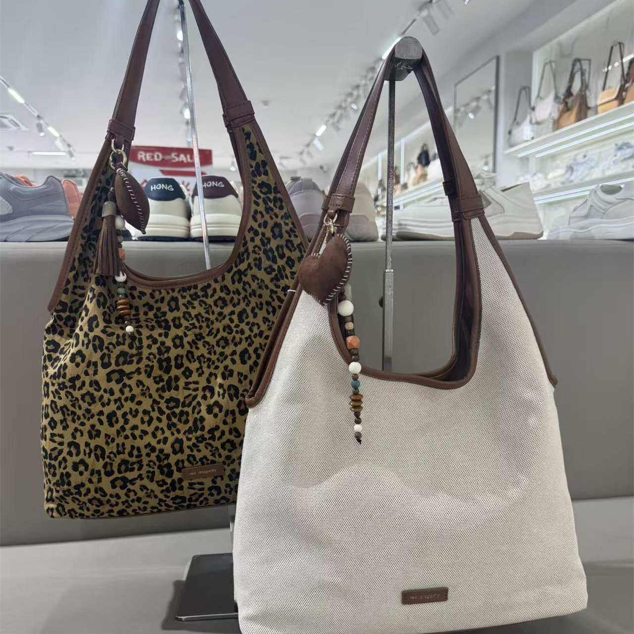 红蜻蜓正品商场同款女包单肩包