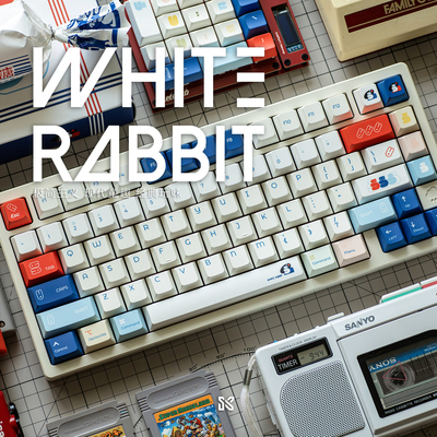 SINOKEY大白兔奶糖原创磁轴键帽