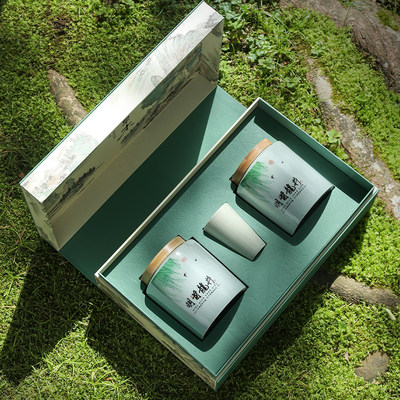 明前龙井陶瓷茶叶罐茶叶包装盒