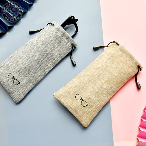 便携式墨镜袋眼镜袋简约随身眼睛