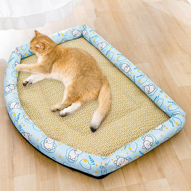 宠物猫窝春夏季透气藤席窝猫咪小型犬泰迪比熊狗窝开放牛津围挡窝,宠物/宠物食品及用品,猫笼子/猫别墅,淘宝优惠券,粉丝福利购,淘宝优惠卷