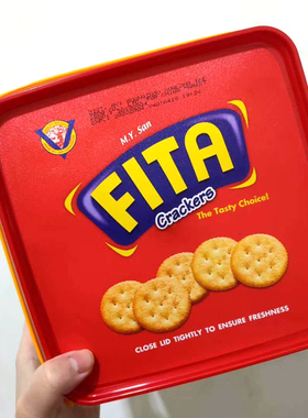 现货菲律宾安威山美域狮发达苏打饼干FITA mysan Crackers 600g