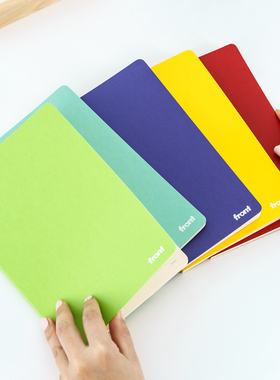 FRONT前通笔记本文具A5 50页薄本子学生用办公用品商务记事本简约笔记本子简约小清新记事本大学生创意计划本