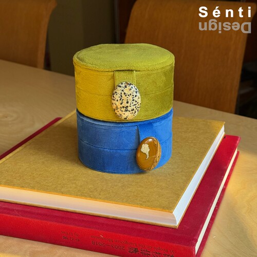 Sénti《Eggy Party》奇趣派对双层便携丝绒宝石首饰盒家居收纳